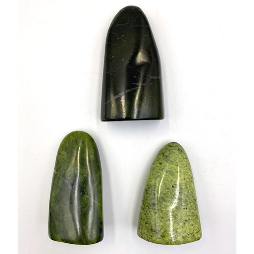 Free-form Polished Sculptures - Nephrite Jade