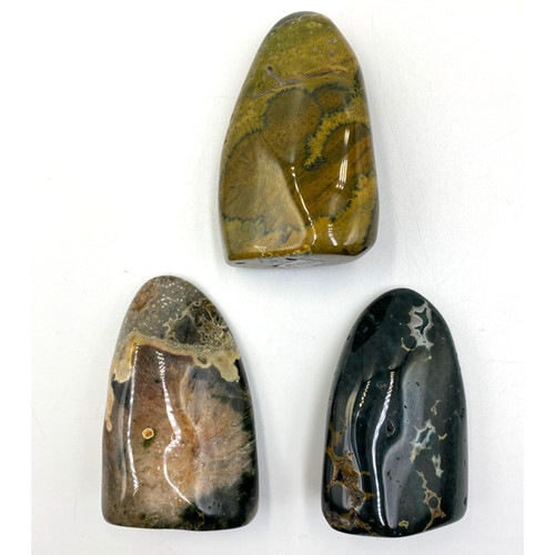 Free-form Polished Sculptures - Ocean Jasper