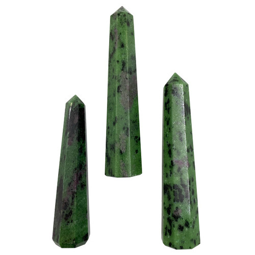 Polished Point - Ruby Zoisite