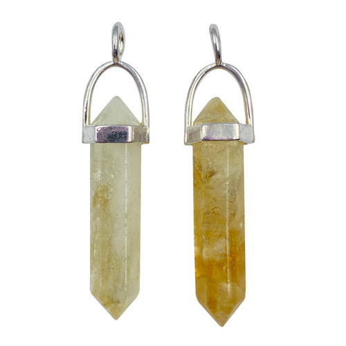 Point Pendant - Citrine (2)