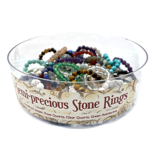 Gemstone Rings - Bead (72/display)