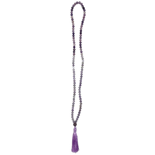 Mala Beads - Amethyst and Lepidolite