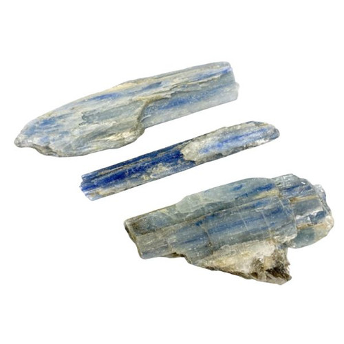 Pre-Bagged Rough Minerals - Blue Kyanite Blades L (1 lb)