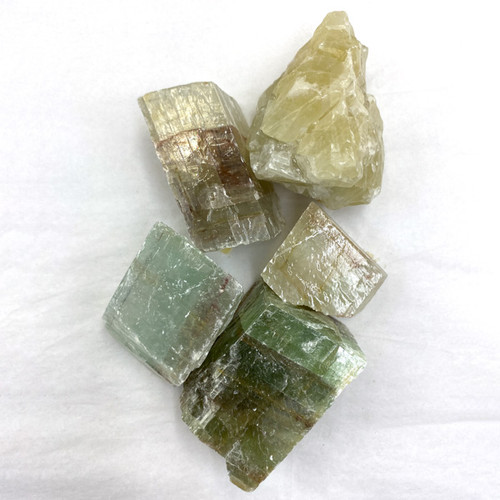 Pre-Bagged Rough Minerals - Multi-Green Calcite XLarge (1 lb)  Pre-Bagged Rough Minerals - Multi-Green Calcite XLarge (1 lb)