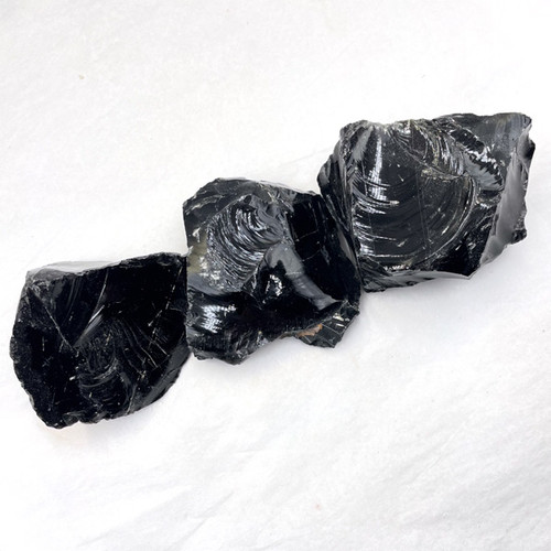 Pre-Bagged Rough Minerals - Obsidian Rough Large (1 lb) Pre-Bagged Rough Minerals - Obsidian Rough Large (1 lb)