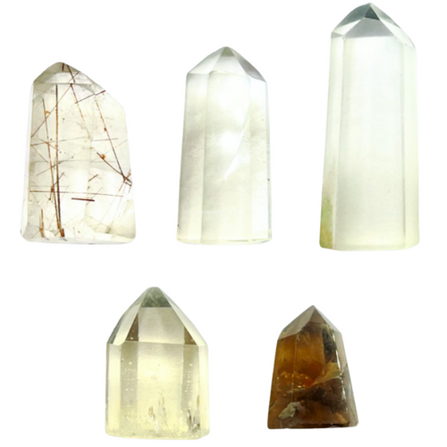 Clear Quartz Point with Inclusions (35 - 38 g) Clear Quartz Point with Inclusions (35 - 38 g)