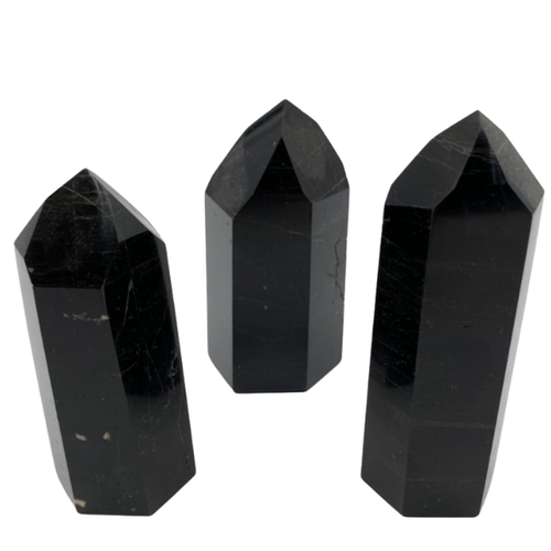 Polished Point - Black Tourmaline Brazil