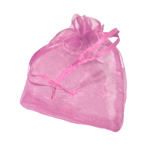 Organza Pouches - Pink - 2 x 3 inch (10)