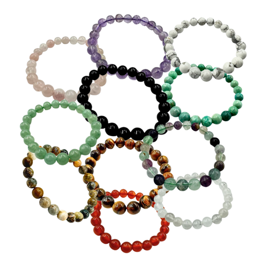 Gemstone 8 mm Round Bracelet Gemstone 8 mm Round Bracelet