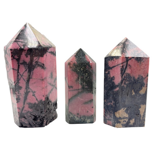 Polished Point - Rhodonite Brazil XL Polished Point - Rhodonite Brazil XL