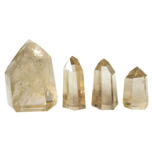 Polished Point  - Natural Citrine - Brazil Medium
