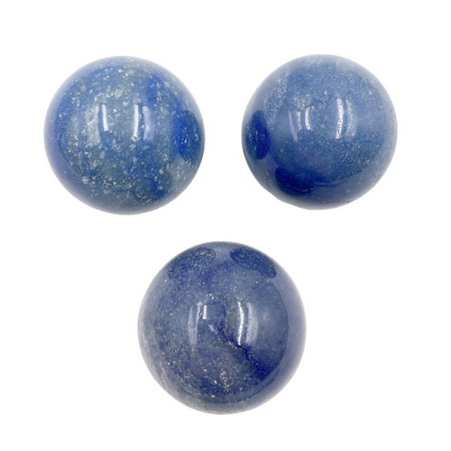 BACKORDER - Gemstone Spheres - Blue Quartz Medium