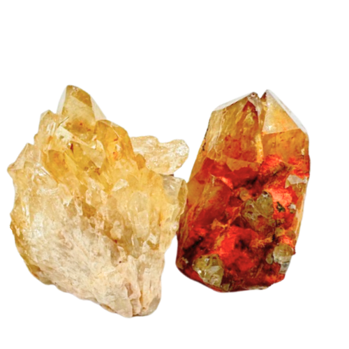 Citrine Rough Cluster / Point - Congo (Kundalini) - Small Citrine Rough Cluster / Point - Congo (Kundalini) - Small