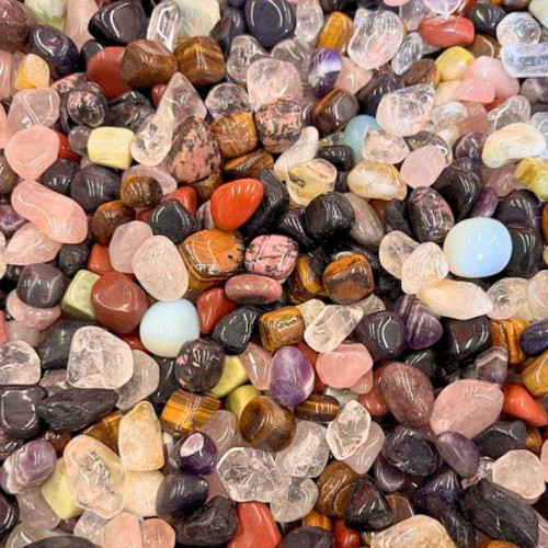 Mystic Medley, Tumbled Stone mix - Approx 25 - 45 mm  1 lb Mystic Medley, Tumbled Stone mix - Approx 25 - 45 mm  1 lb