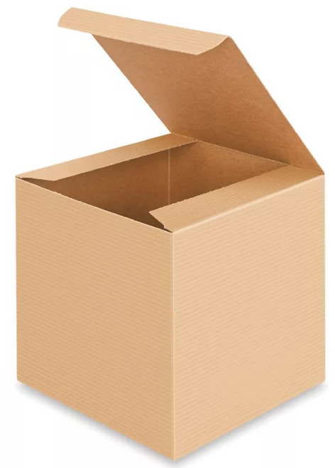 Kraft Pop Up Box - 5x5x5