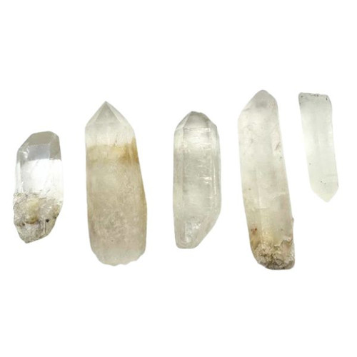 Pre-Bagged Rough Minerals - Laser Quartz Lrg (1 lb)