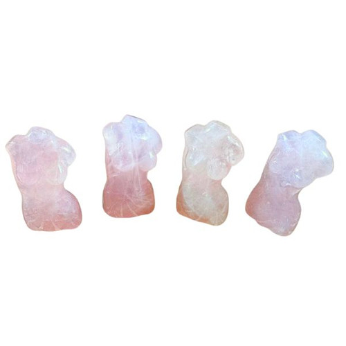 Carved Goddess, Rose Quartz - Medium ~ 2”
