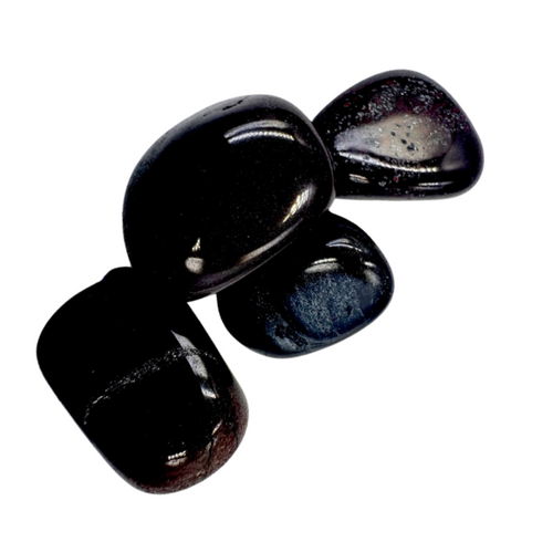 Tumbled Stone - Black Lemurian Jade (50g)