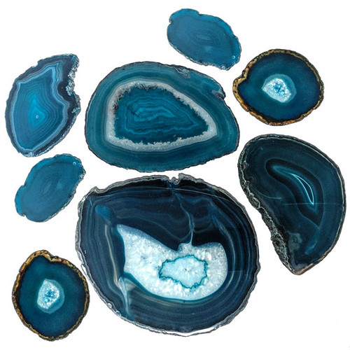 Agate Slab - Teal (5.6 to 5.9") Agate Slab - Teal (5.6 to 5.9")