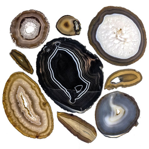 Agate Slab - Natural (3.3 to 3.8") Agate Slab - Natural (3.3 to 3.8")