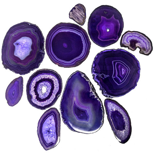 Agate Slab - Purple (5.1 to 5.5")