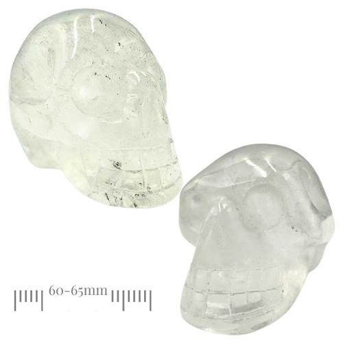 Crystal Skull - Clear Quartz 60mm