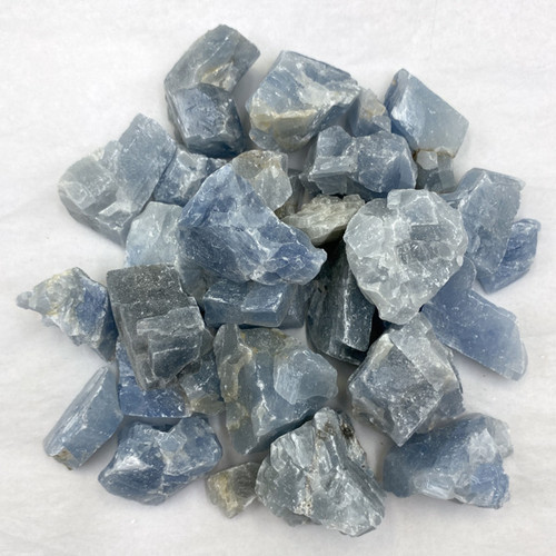 Case Lot - Bulk Rough - Calcite Blue M (20lbs)