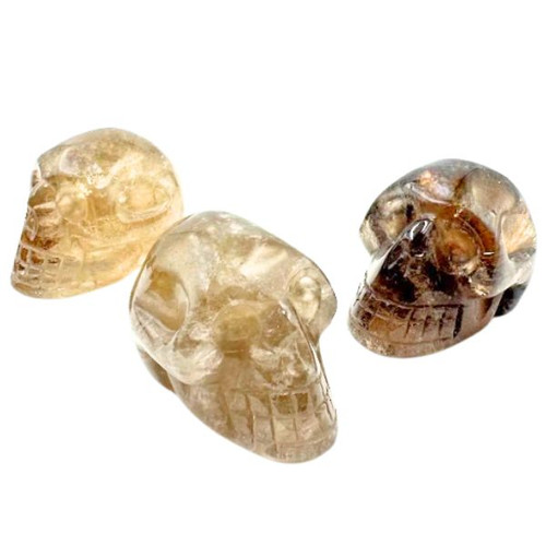 Crystal Skull - Smokey Quartz 50mm