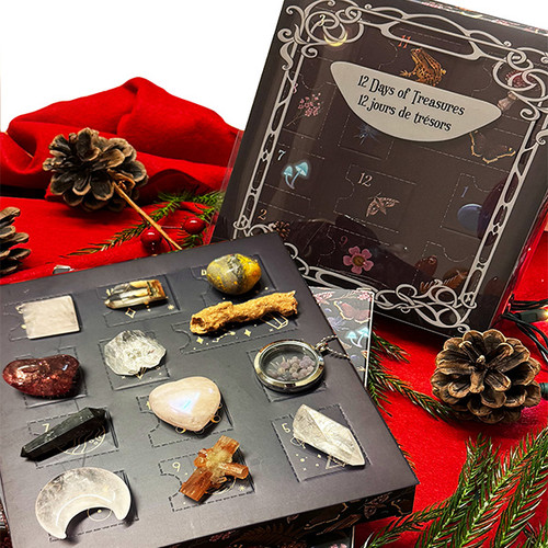 Advent Calendar - Starlit Quartz, Mushroom & Frog Casing - 12 Pocket  Advent Calendar - Starlit Quartz, Mushroom & Frog Casing - 12 Pocket
