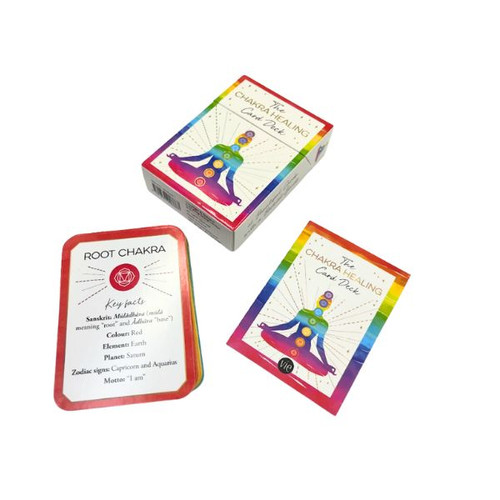 BACKORDER - Chakra Healing Cards - 52 card Deck - Pocket Edition