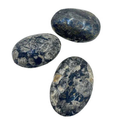 Palm Stone - Covellite with pyrite