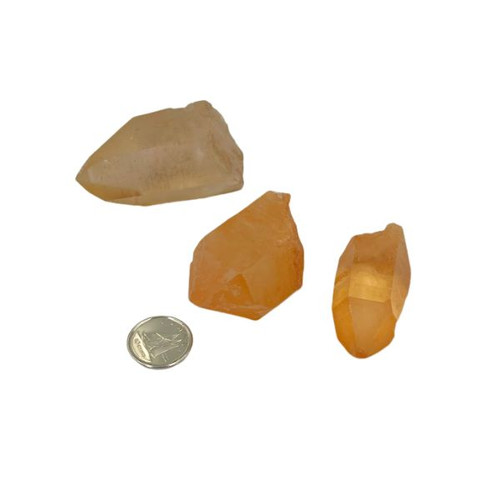 Tangerine Quartz Point Specimens - Small