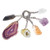 Mineral Keychains - Assorted (12) Mineral Keychains - Assorted (12)