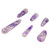 Faceted Crystal Wands - Amethyst (Medium)
