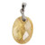 Faceted Oval Pendant - Citrine