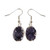 Earrings - Amethyst Cluster