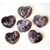 BACKORDER - Puffy Heart Stones - Amethyst (6)