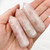 Faceted Crystal Wands - Rose Quartz (3)
