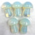 Carved Pocket Stone Mushrooms - Opalite (5)