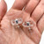 Stud Earrings - Clear Quartz Double Terminated Point
