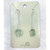 Thread Earrings - Rough Prasiolite