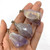 Mineral Keychains - Amethyst Angel Aura Rough Point (12) Mineral Keychains - Amethyst Angel Aura Rough Point (12)