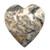 Specialty Puffy Heart - Chalcedony with Inclusions