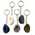 Mineral Keychains - Metalized Moroccan Geode (12)