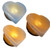 LED Wood Base - Adjustable 3 Tone White Light - with Selenite Heart Bowl LED Wood Base - Adjustable 3 Tone White Light - with Selenite Heart Bowl