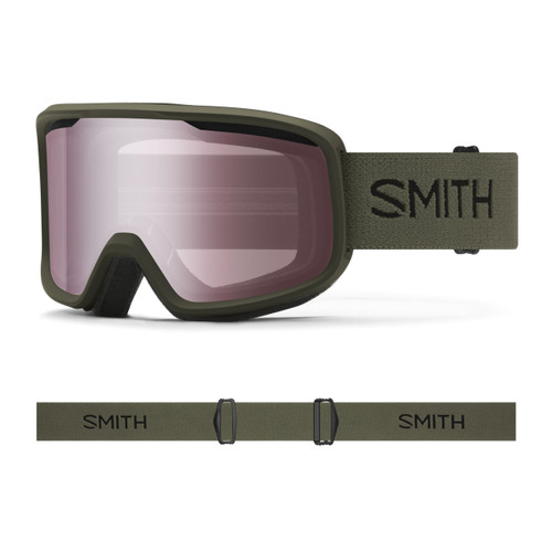 Smith Frontier Low Bridge Fit Goggle-Moss/Ignitor Mirror