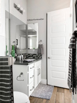 Bathroom REFRESH! A peek into one of our secondary bathrooms!