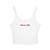 Arizona State Spaghetti Strap Tank Top — Women's Crop Campus Tee