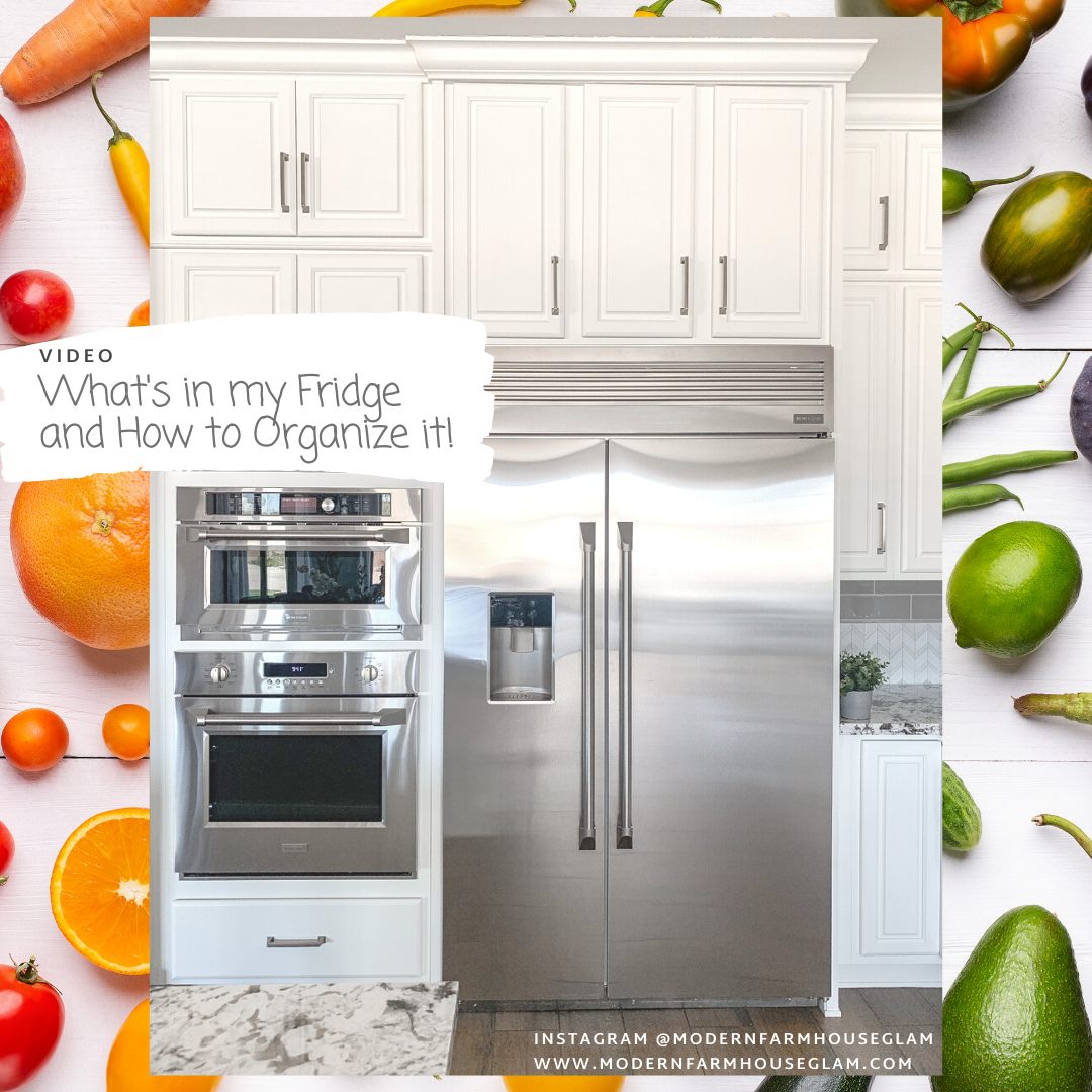 refrigerator tour and organizing home tips
