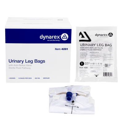DYNAREX Urinary Drainage Leg Bag Without Valve 600ml